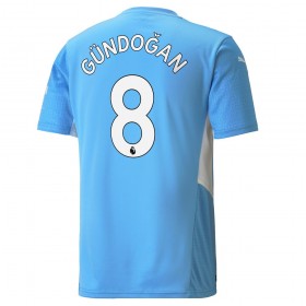 Jalkapallo Pelipaidat Manchester City Ilkay Gundogan 8 Kotipaita 2021-2022 Lyhythihainen